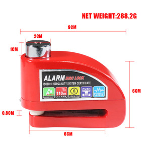 Candado de Disco con Alarma Impermeable al por Mayor <span class=keywords><strong>para</strong></span> Bicicleta/Motocicleta/Scooter Eléctrico, Piezas de Repuesto, Candado de Seguridad <span class=keywords><strong>Antirrobo</strong></span> - Product Image 5