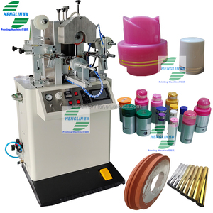 Máquina de transferencia de prensa de calor cilíndrica <span class=keywords><strong>para</strong></span> vasos de plástico botellas cosméticas tapa Irregular máquina de estampado de lámina caliente <span class=keywords><strong>para</strong></span> línea - Product Image 3