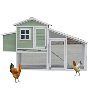 2024 diseños de gallinero de rango libre, patrón sólido de madera de Metal para granjas avícolas de patio trasero, cierre de botón a presión disponible para la venta - Product Image 2