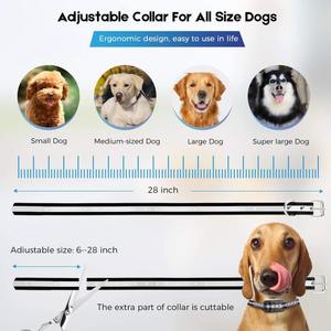 <strong>Wireless</strong> <strong>Dog</strong> <strong>Fence</strong> Electronic Pet Training <strong>Collar</strong> Dual Adjustable Range Control 100-990 ft Rechargeable Smart <strong>Dog</strong> Training Tools - Product Image 6
