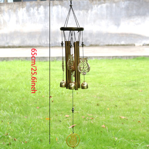 <span class=keywords><strong>Owlet</strong></span> Hummingbird Tube en aluminium 4 tubes argenté fait main monocouche moderne à suspendre mural décoratif - Product Image 5