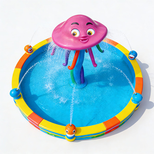 Fontaine professionnelle en fibre de verre en forme de champignon pour projets de parcs aquatiques et parcs aquatiques à thème - Product Image 5
