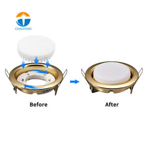 Prix compétitif Plafond <span class=keywords><strong>GX53</strong></span> Support de lampes Spot Down Light Fitting LED <span class=keywords><strong>GX53</strong></span> Projecteurs Boîtier d'éclairage Downlight Base Fixation - Product Image 2