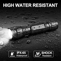 Lampe torche LED rechargeable à haut lumen AL12 OEM ODM, corps en plastique durable pour le camping, la randonnée, la chasse, les activités de plein air