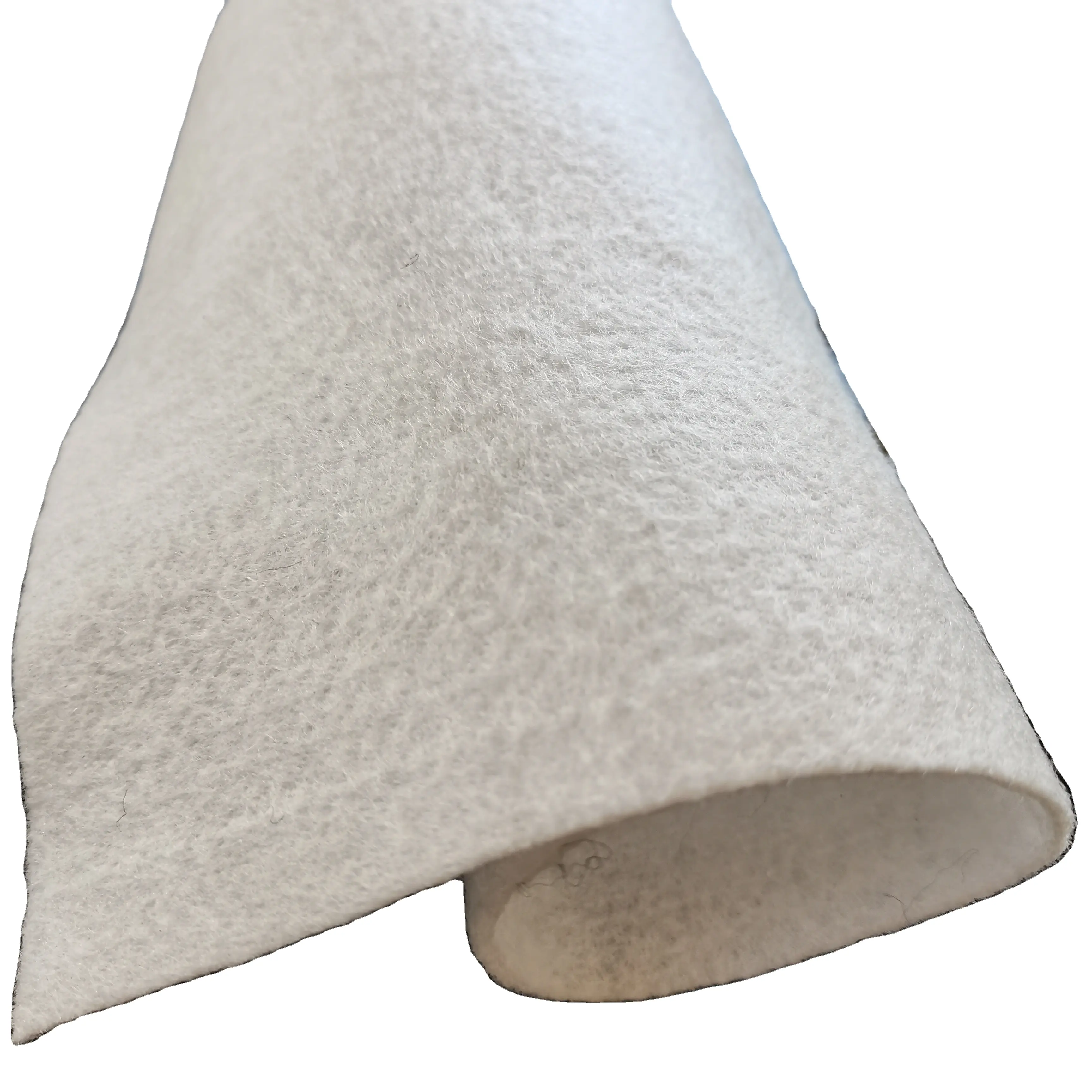 Tecido não tecido de geotêxtil de fibra de grampo PP de polipropileno 100g 200g/Tecido de geotêxtil de drenagem para calçada