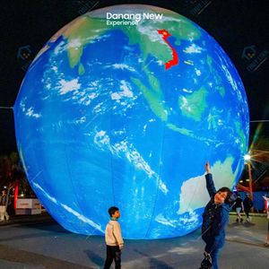 Thermal Transfer Printing Viet Nam Greater Than 12 ft Earth <b>Model</b> Electric Air Pump Outdoor Lifestyle Beach 220V - Product Image 2