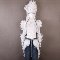 Conjunto de Disfraz de Plumas de Samba para Carnaval Brasileño, para Hombres y Mujeres - Ropa para Fiestas de Baile y Celebraciones