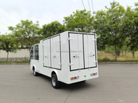 Nouveau camion léger électrique Euro 2 à simple cabine 4x2 avec caisse fermée pour parcs, campus, usines, capacité de charge de 1 à 10 tonnes