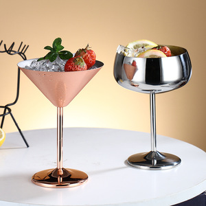 500ml Stainless Steel Tall Red <strong>Wine</strong> Colorful Large-capacity Drum-shaped Drop-resistant <strong>Copper</strong> Plated <strong>Wine</strong> <strong>Glass</strong> - Product Image 2