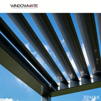 Lamelles en aluminium sur mesure 50mm 100mm 150mm pour décoration de façade extérieure de bureau, économie d'énergie, étanches