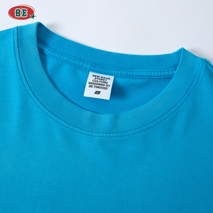 Camiseta de manga corta BE para hombre, estilo americano, lavada y desgastada, corte holgado, con efecto pulverizado, 280g, algodón, colección verano 2026 - Product Image 2