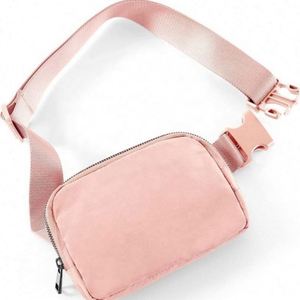 <b>Mini</b> <b>Black</b> Fanny Pack Crossbody Chest <b>Bag</b> Waterproof Waist Belt <b>Bag</b> with Adjustable Strap for Traveling Running Hiking Cycling - Product Image 1