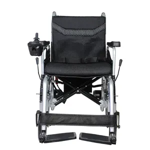 价格便宜的强力电机可折叠轻便便携式折叠电动轮椅残疾人电动轮椅