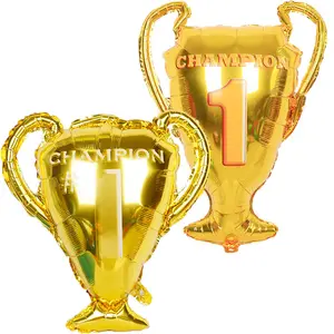 Golden Champion-trofeo de Globos de aluminio, Globos de helio, temática de feliz cumpleaños, evento, competición, Winner, globo de aire - Product Image 1