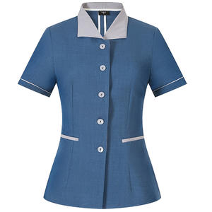 T-shirt estiva a maniche corte per la pulizia di proprietà delle vendite delle <span class=keywords><strong>camere</strong></span> d'albergo e del personale ospedaliero per le <span class=keywords><strong>pulizie</strong></span> - Product Image 5