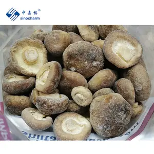 Sinocharm BRC a approuvé un Shiitake classé Champignon IQF entier frais prix d'usine Shiitake biologique congelé