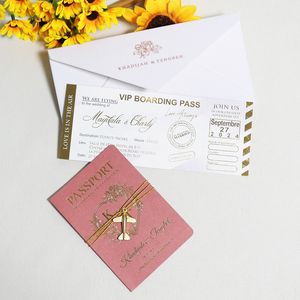 <span class=keywords><strong>Voyage</strong></span> Thème Passeport Conception Invitations <span class=keywords><strong>De</strong></span> <span class=keywords><strong>Mariage</strong></span> Élégant Inviter Des Cartes <span class=keywords><strong>De</strong></span> <span class=keywords><strong>Mariage</strong></span> Pass Carte D'embarquement avec Enveloppe - Product Image 4
