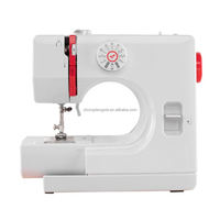 Máquina de Coser Portátil Multifuncional M-STRONG 725, Mini, Doméstica, con Función de Ojal, Automática y Eléctrica