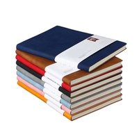 Promotion : Carnet de notes ligné personnalisé noir A5, couverture rigide en cuir PU, pour étudiants