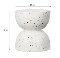 Petite Table Basse Ronde Créative pour Salon d'Appartement ou Table d'Appoint Simple pour Coin de Chambre
