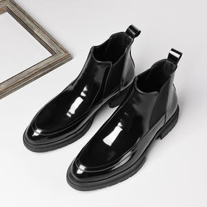 Nouvelles Chaussures Habillées en Cuir Véritable pour Hommes, Modèle Oxford à Bout Carré, Idéales pour Mariages, Semelle Extérieure en Caoutchouc Antidérapante avec Conception Massante - Product Image 1