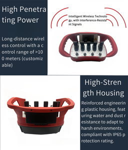 Grue télécommandée proportionnelle à 4 boutons, code d'apprentissage, vente chaude, 100 m, batterie au lithium étanche, 12 V 24 V, 433 MHz, sans fil - Product Image 4