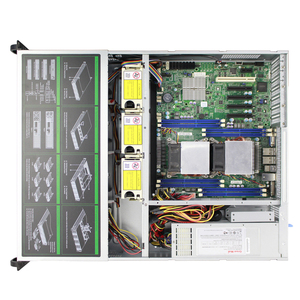 Châssis de serveur à échange à chaud S256-08 avec plan arrière Mini-SAS 6 Gb/s, 725x580x230 mm, 8 baies <span class=keywords><strong>3</strong></span>,5 pouces, prend en charge jusqu'à 12 cartes <span class=keywords><strong>m</strong></span>ères ATX 9,6 pouces, 2U ou alimentation CRPS - Product Image 1