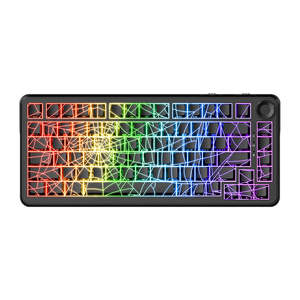 Nhà Máy Bán buôn Ajazz ak820 Max Ultra He tri-chế độ chuyển đổi từ bàn phím 8K 8000mAh RGB 82 phím chơi Game bàn phím - Product Image 1