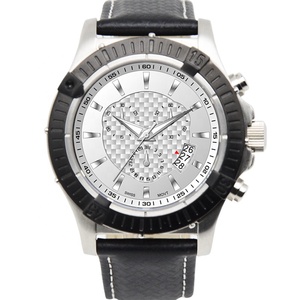 Montre automatique personnalisée pour hommes avec bracelet en cuir véritable <span class=keywords><strong>eta</strong></span> <span class=keywords><strong>7750</strong></span> Montre chronographe Mouvement Montres de luxe étanches pour hommes - Product Image 3