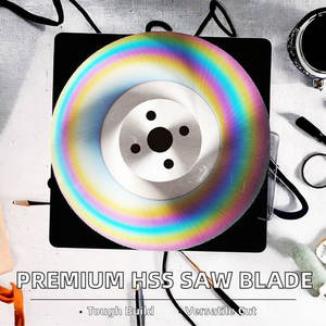 Hoja de <span class=keywords><strong>Sierra</strong></span> Metálica de Cobalto HSS (M42) de Alto Rendimiento <span class=keywords><strong>para</strong></span> Uso Industrial, Fabricada <span class=keywords><strong>con</strong></span> Tecnología de Prensado en Caliente, <span class=keywords><strong>para</strong></span> Corte de Acero, Color Negro Dorado Arcoíris - Product Image 2