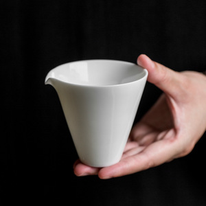 Dehua White Porcelain Fairness Cup Cone Shape Ceramic <b>Tea</b> Dispenser For Kung Fu <b>Tea</b> <b>Set</b> Afternoon <b>Tea</b> Serving - Product Image 1