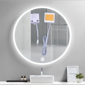 LOKIWELL AC 110-220V Hochspannungs-3A-LED-Lichtspiegel Einzelknopfschalter Blaue/Weiße LED-Anzeigen 2 Jahre Garantie für Hotels - Product Image 5
