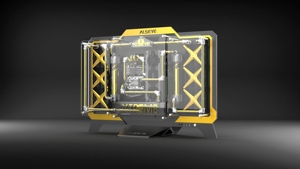 ALSEYE Trong Suốt Acrylic DIY Khung Làm Mát Bằng Nước Mở Vỏ Máy Tính Cho MiniITX MicroATX <span class=keywords><strong>ATX</strong></span> Và E-<span class=keywords><strong>ATX</strong></span> - Product Image 3