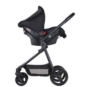Poussette bébé pliable de luxe sur mesure en aluminium, légère, pour voyage en avion, 3 en 1 avec siège auto - Product Image 4
