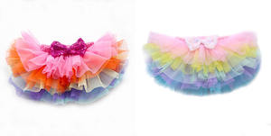 Falda Tutú de Princesa para Bebé, Multicolor, con Lazo Estrellado, para Pascua, Fabricada por el Fabricante - Product Image 2