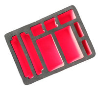 Matériaux de protection et d'amortissement en gros, inserts en mousse EVA personnalisés CNC en 2 couleurs, boîte d'emballage, insert en mousse pour l'expédition