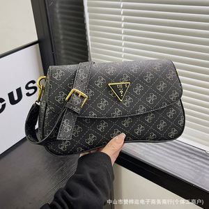 2025 Vintage Diamond New Crescent <b>Bag</b> for Ladies Preppy All-Match Underarm Portable Zip Ladies' Bohemian Floral Fashion - Product Image 3
