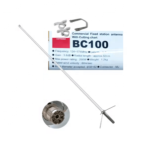 เสาอากาศรีพีทเตอร์สถานีฐาน 1.7M BC100 BC200 Diamonds VHF UHF 134-174MHz 108-132Mhz 430-490MHz 4.5dBi 6.5dBi ขั้วต่อ N-Female SO239 - Product Image 4