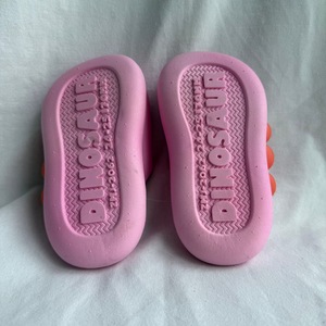 Ciabatte in Plastica Rosa con Decorazione a Fibbia, Suola Intermedia Imbottita in EVA, Punta Chiusa, per Tutte le Stagioni, Zoccoli da Donna Taglia 18-35 - Product Image 4