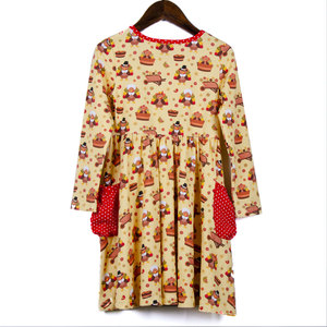 Vestido de manga larga con bolsillos para niños, picardías de alta calidad, diseño novedoso - Product Image 2