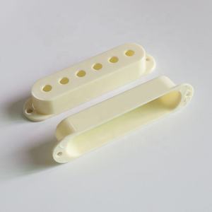 Donlis 48/50/52mm Vintage White Single Coil Guitar Pickup Covers Utilizado para ST Pickup Building Kits - Product Image 4