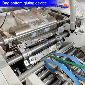 Machine automatique <span class=keywords><strong>de</strong></span> fabrication <span class=keywords><strong>de</strong></span> sacs en papier kraft recyclé pour sandwichs, pain, croissants, emballages alimentaires, machine <span class=keywords><strong>de</strong></span> fabrication <span class=keywords><strong>de</strong></span> sacs en papier à fond en V <span class=keywords><strong>de</strong></span> petite taille - Product Image 5