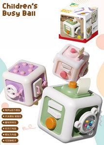 Jouet interactif EPT Whack a Mole avec volant pour tout-petits, boîte éducative Montessori, plateau d'activités, <span class=keywords><strong>cube</strong></span> d'activités - Product Image 6