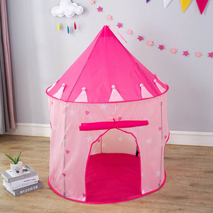 Set de Juego 3 en 1: Túnel de Gateo, Piscina de Pelotas y Carpa de Juegos con Diseño de <span class=keywords><strong>Castillo</strong></span> de Princesa Rosa para Niños, Ideal para Diversión en Interiores y Exteriores - Product Image 5