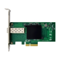 Adaptateur réseau à fibre optique X520-SR1 PCIe X4 à port unique 10G SFP