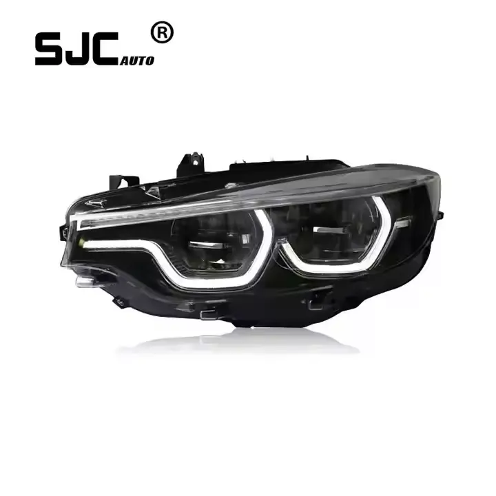 SJC yüksek kalite LED farlar için BMW 4 serisi M4 h1 F82 2013-2017 ön sis farları yükseltme tam LED yeni stil