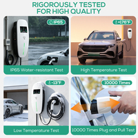 Station de recharge rapide pour voiture électrique Ovrod Ac 22 kw Ocpp 2.0.1 Evse Ac 22kw 32a Type2 Monophasé 3 phases Niveau 2 Chargeur mural pour voiture électrique