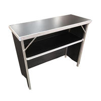 Table de bar/salle à manger pliante multifonctionnelle moderne pour l'extérieur et l'intérieur, avec jupe amovible, idéale pour les barbecues et les espaces extérieurs.