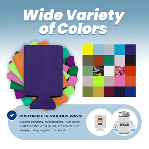 Yumuşak Can soğutucu Can Coozies yeniden yalıtımlı içecek kol doğum günleri için bira şişesi tutucu düğün neopren içecek soğutucu - Product Image 6