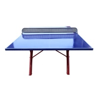 Table de ping-pong de qualité supérieure, table de tennis de table en bois pur de qualité standard pour l'extérieur, table de ping-pong double Fish